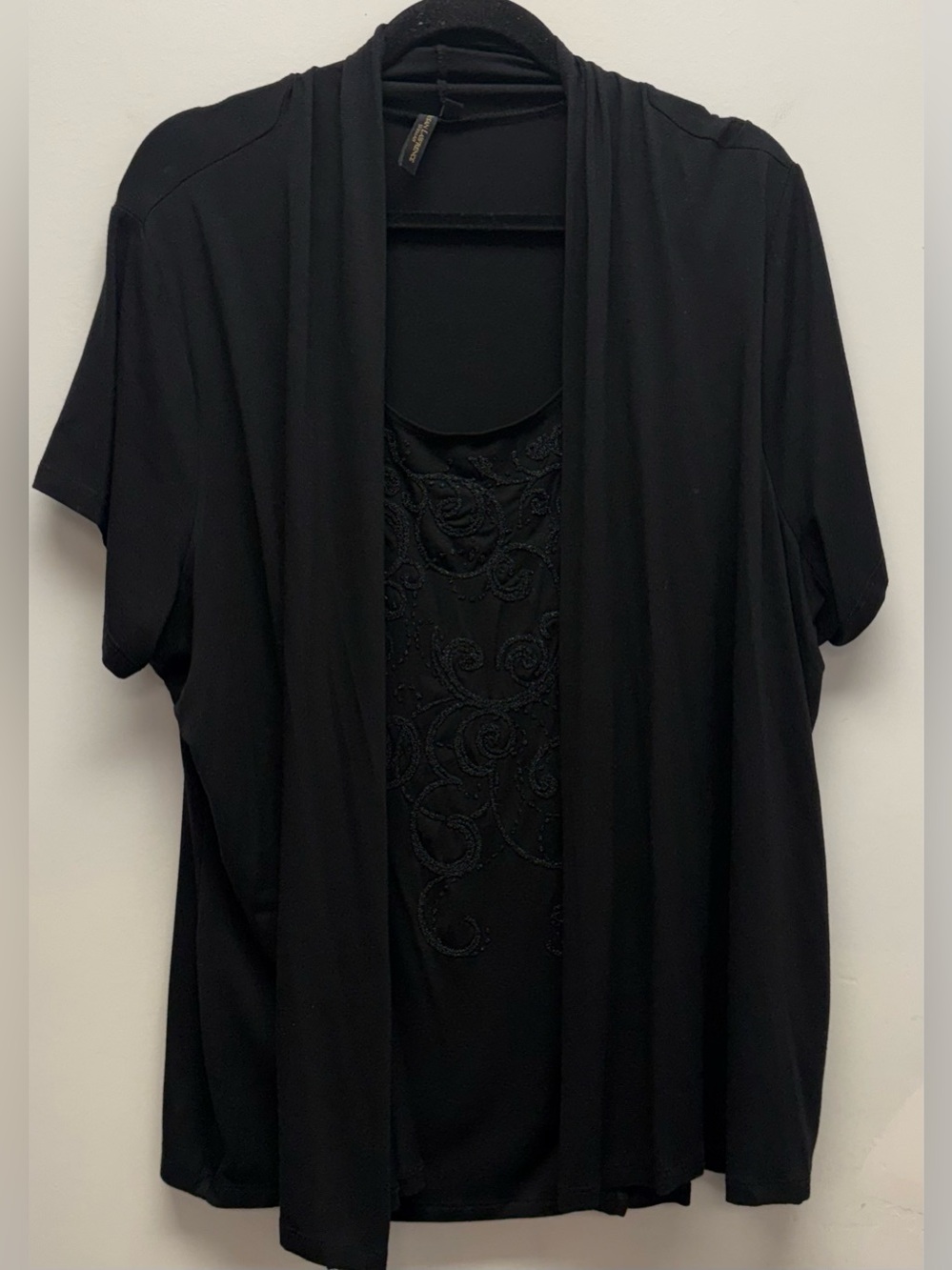 4 for $25 🖤 Susan Lawrence Layered Top (Size 3X) 🖤